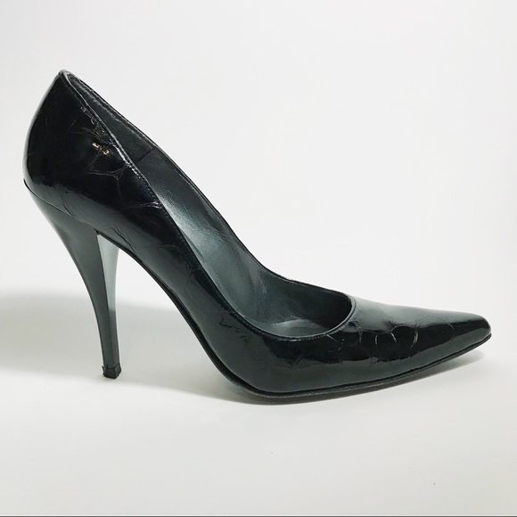 Stuart Weitzman Shoes - STUART WEITZMAN Black Patent Leather Pumps